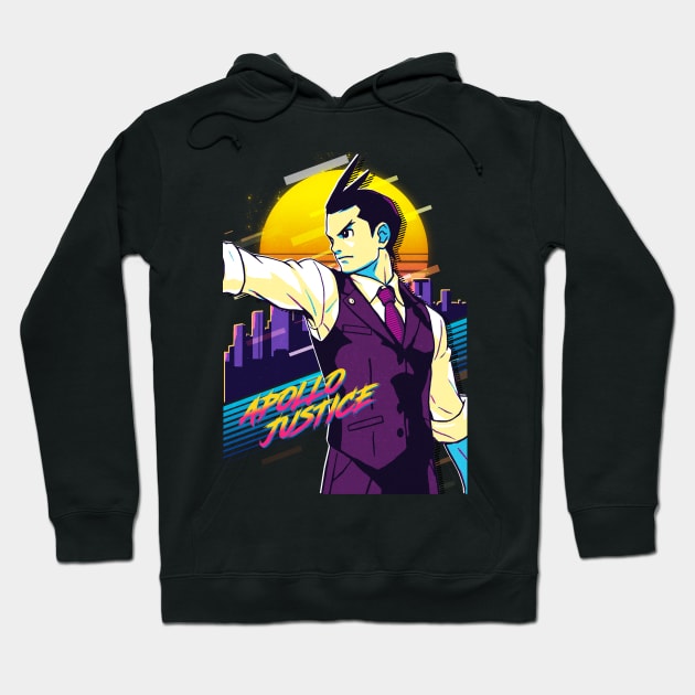 Apollo Justice Hoodie by 80sRetro